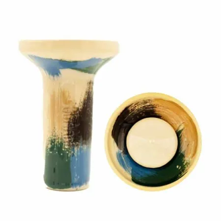 Чаша глиняная Облако Flow Paper Dark