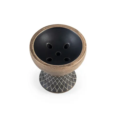 Чаша глиняная Alpha Hookah Turk Black Matte