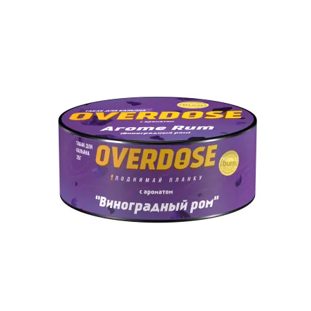 Табак Overdose 25г Arome Rum M