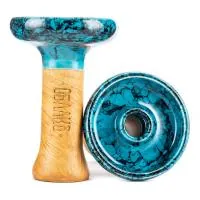 Чаша глиняная Облако Phunnel L Glaze (Голубо-черный мрамор)